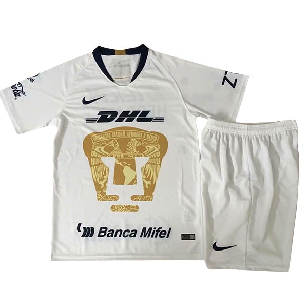 Camiseta UNAM Pumas 1ª Niño 2018-2019 Blanco